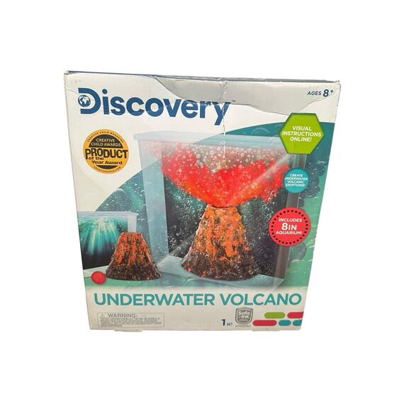 Brand New Discovery Underwater Volcano STEM Project Kit Lava Eruption Toy - Picture 1 of 2